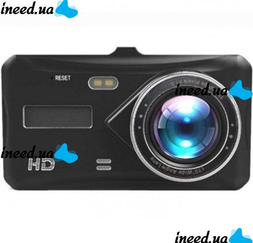 Автомобильный Видеорегистратор 4" Full HD сенсорный экран DVR BT-100 на 2 камеры заднего вида Универсальный авторегистратор с двумя камерами
