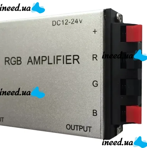 Универсальный двухплатный усилитель напряжения RGB Amplifier XM-01 12V-24v 6A для светодиодной LED ленты, Контроллер 12В для лед лент Серебристый
