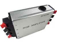Универсальный двухплатный усилитель напряжения RGB Amplifier XM-01 12V-24v 6A для светодиодной LED ленты, Контроллер 12В для лед лент Серебристый