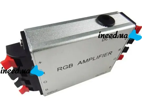 Универсальный двухплатный усилитель напряжения RGB Amplifier XM-01 12V-24v 6A для светодиодной LED ленты, Контроллер 12В для лед лент Серебристый