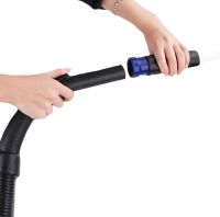 A slit nozzle for Dust Daddy vacuum cleaner to remove dust, A brush with plastic tubes for cleaning hard-to-reach places will give Daddy Black
