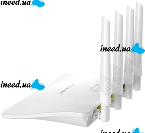 High-speed Mini Router Wi-Fi Router Pix-link LV-WR21Q 300 Mbit 2.4GHz, Wireless Wi-Fi Router up to 300Mb/s 4 Antennas 4 Ports White