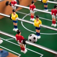 Настольная детская игра футбол Football Champions 2218 по 6 игроков в команде со счетчиком голов, Настольный набор 12 игроков на двоих для детей