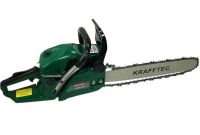 Бензиновая цепная пила Krafftec КRА-5800 7 л.с шина 45 см для обрезки деревьев и распила дров, Бензопила Adeytos 18" дюймов 58см3 Зеленая