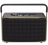 Беспроводная музыкальная Bluetooth колонка T&G Authentics 200 с ручкой, Портативная мультимедийная блютуз акустика USB AUX для Android IOS Черная