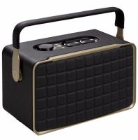 Беспроводная музыкальная Bluetooth колонка T&G Authentics 200 с ручкой, Портативная мультимедийная блютуз акустика USB AUX для Android IOS Черная