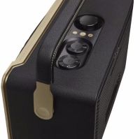 Беспроводная музыкальная Bluetooth колонка T&G Authentics 200 с ручкой, Портативная мультимедийная блютуз акустика USB AUX для Android IOS Черная