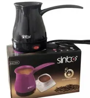 Электрическая турка Sinbo SCM-2928 кофеварка для приготовления кофе 0.3 л 600W, Электротурка для заваривания кофе, Антипригарная Турка-кофеварка