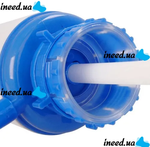 Механическая помпа насос для питьевой воды Drinking Water Pump WL-03 на бутыль с водой, Ручная помпа дозатор для подачи воды на бутылку ОМ-Х691 Синяя