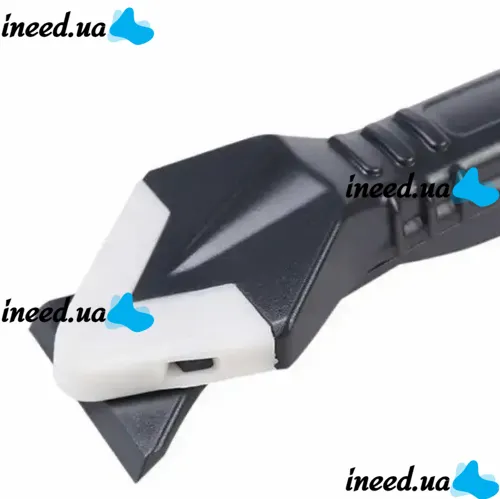Пластиковый силиконовый шпатель скребок для герметика и силикона Silicon Trowel Scraper GS-3991P, Набор из 5 насадок для удаления заделки швов