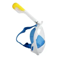 Полнолицевая маска L/XL для подводного плавания Free EasyBreath с креплением для камеры GoPro, панорамная маска для снорклинга, ныряния Easy Breath
