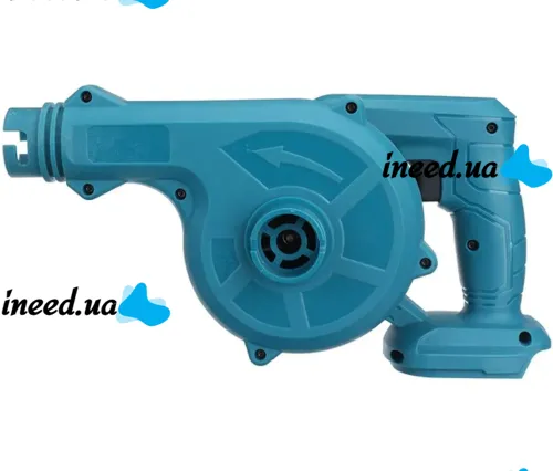 Акумуляторна повітродувка Makita DUB185Z 21V 2AH для прибирання листя, бездротовий садовий пилосос дуйка Blower Макіта 600W з мішком для пилу