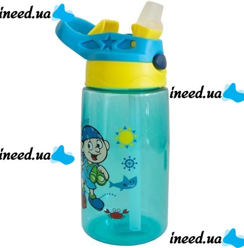 Baby bottle Drinking Bowl with a straw Baby bottle LB-400 for water and juice, Drinking Cup 260ml beverage bottle with handle LB400 for travel and hiking