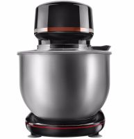 Кухонный планетарный миксер тестомес Domotec R-6673 с чашей 12л и насадками, Стационарный настольный миксер измельчитель для замешивания теста 1800W