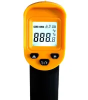 Промышленный бесконтактный градусник пирометр Temperature AR-360 для готовки от -50C до +420C пирометр термометр на батарейках с лазерным визиром