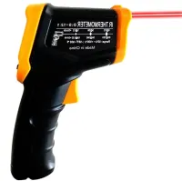 Промышленный бесконтактный градусник пирометр Temperature AR-360 для готовки от -50C до +420C пирометр термометр на батарейках с лазерным визиром