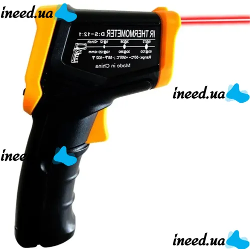 Промышленный бесконтактный градусник пирометр Temperature AR-360 для готовки от -50C до +420C пирометр термометр на батарейках с лазерным визиром