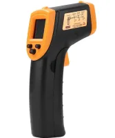 Промышленный бесконтактный градусник пирометр Temperature AR-360 для готовки от -50C до +420C пирометр термометр на батарейках с лазерным визиром
