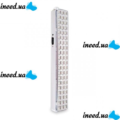 Аварийный светодиодный светильник прожектор KOHJ KD-715 6W 63 LED SMD 63 диода 516 Lm 6000K, Аварийная аккумуляторная светодиодная Led лампа от USB