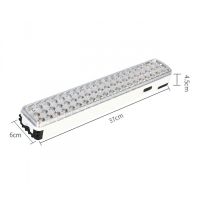 Аварийный светодиодный светильник прожектор KOHJ KD-715 6W 63 LED SMD 63 диода 516 Lm 6000K, Аварийная аккумуляторная светодиодная Led лампа от USB