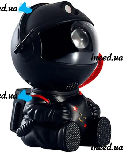 Сидячий лазерный звездный ночник проектор Астронавт со звездой HR-F3 с пультом, Мини светильник космонавт Astro Star Mini с проекцией звездного неба