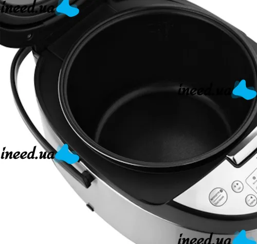 Електрична мультиварка Silver Love SC - 102 на 5л з сенсорним дисплеєм 900w, Рисоварка Electric cooker LY - 505 з таймером і підігрівом Чорна