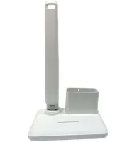 Настольная аккумуляторная складная лампа светильник Bailong BL-3301 60W Беспроводной ночник 40 LED с сенсорным управлением 3 режима от USB Белый