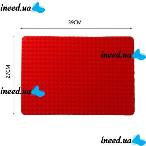 Антипригарный силиконовый коврик для выпечки Pyramid Pan Fat-Reduction Silicone Cooking Mat, Противень для гриля и запекания, Подставка под горячее