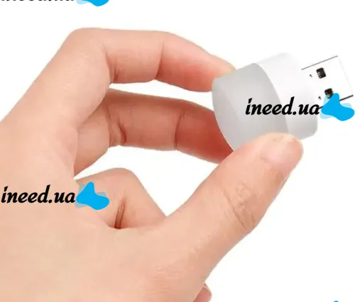 Светодиодная USB мини лампочка ночник Vkstar 1W Led Light BU-15 от Power Bank и ноутбука, Лампа фонарик 6000K от повербанка ПК 1Вт Холодный белый