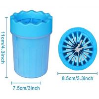 Лапомойка для маленьких собак S Pet Feet Washer Small 11 см, Емкость для мытья лап кошек, Маленький стакан очиститель лап животных