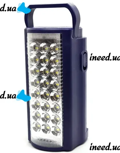 Emergency LED Lamp ALFARID Lantern (Almina) DL-2424 24 LED 6V 3Ah Rechargeable with Power Bank Function Emergency Portable Lamp 2606L