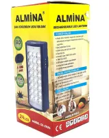 Emergency LED Lamp ALFARID Lantern (Almina) DL-2424 24 LED 6V 3Ah Rechargeable with Power Bank Function Emergency Portable Lamp 2606L