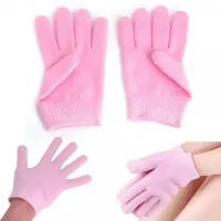 Moisturizing Gel Gloves Spa Gel Gloves PRO for SPA Treatments, Reusable Cosmetic Silicone Gloves to soften and moisturize the skin of the hands