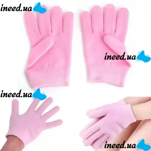 Moisturizing Gel Gloves Spa Gel Gloves PRO for SPA Treatments, Reusable Cosmetic Silicone Gloves to soften and moisturize the skin of the hands