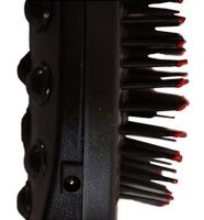 Electric Massage Comb Massage Hair Brush RM-709 for straightening hair, Vibrating Massager Comb for any type of hair Black