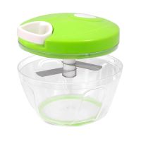 Manual Multifunctional Mini Chopper Easy Spin Cutter New, Mechanical Kitchen Chopper for Chopping Food, Vegetables, Fruits and Garlic