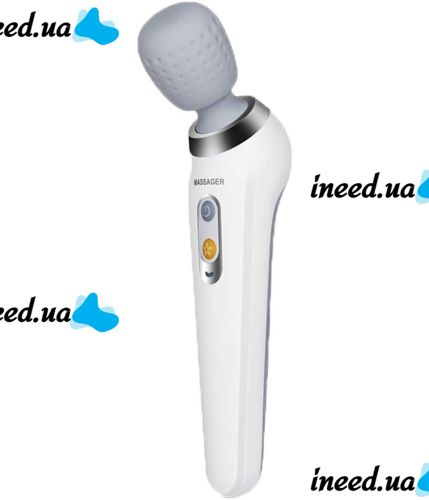 Wireless Shock Massager Smart Wireless Handy Massager ST-806 for the whole body and muscles, Rechargeable Vibration Massager MS-2022 for Neck Shoulders White