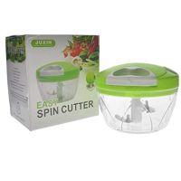 Manual Multifunctional Mini Chopper Easy Spin Cutter New, Mechanical Kitchen Chopper for Chopping Food, Vegetables, Fruits and Garlic