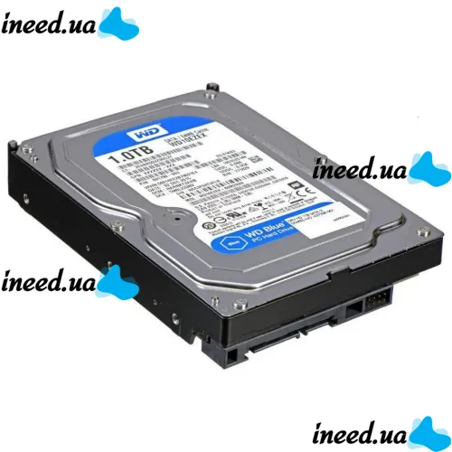 Внутренний жесткий диск для компьютера Western Digital Blue 1TB WD10EZEX SATA 3.5” 64MB Cache винчестер, накопитель