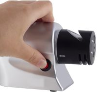 Електрична точилка для ножів і кухонних ножиць від мережі Electric Knife Sharpener 2 в 1 провідний верстат точило інструмент для заточування лез 220V