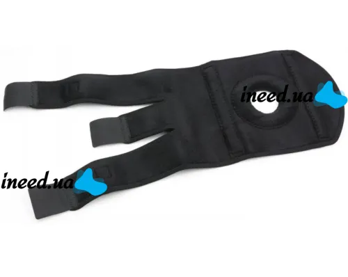 Эластичный фиксатор коленного сустава Kosmodisk Knee Support, Наколенник для суставов колена Космодиск, Бандаж с фиксацией коленной чашечки