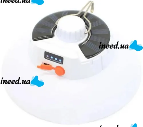 Универсальный подвесной фонарь Solar Energy Lamp AM-001 с солнечной батареей и крючком от USB, Аккумуляторная подвесная лампа для кемпинга Ma-100