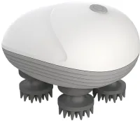 Беспроводной водонепроницаемый массажер Smart Scalp Massager QSK-701 для головы, шеи и плеч Аккумуляторный Media-Tech MT6524 для кошек и собак Белый