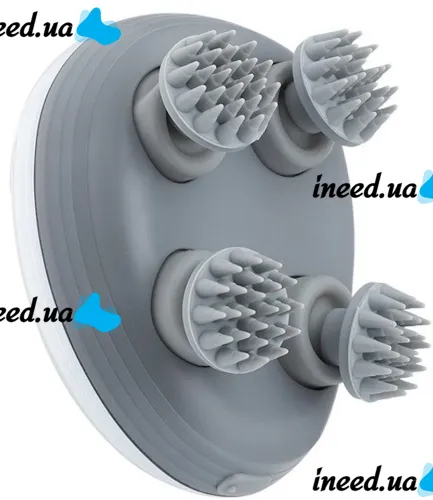 Беспроводной водонепроницаемый массажер Smart Scalp Massager QSK-701 для головы, шеи и плеч Аккумуляторный Media-Tech MT6524 для кошек и собак Белый
