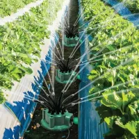 Спринклерний зрошувач насадка на шланг для поливу 12 в 1 розумна система Multifunctional Sprinkler Fresh Garden розпилювач дощуватель 360 градусів 