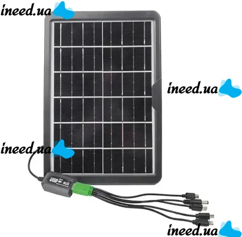 Портативная солнечная панель для зарядки мобильных устройств 15W, с Multi USB портом CL-1615 Solar Panel зарядка от солнца для повербанка телефона