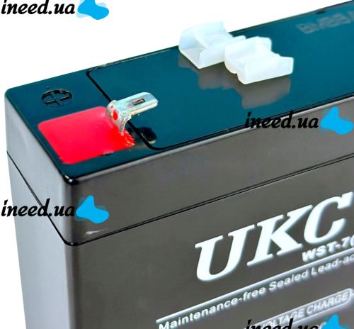 Гелевый аккумулятор Gel BATTERY UKC 6V 7A свинцово кислотная аккумуляторная батарея