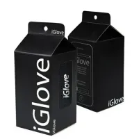 iGloves Black Touchscreen Gloves, Winter Gloves with Touch Fingers for Working with Capacitive Screens, Black