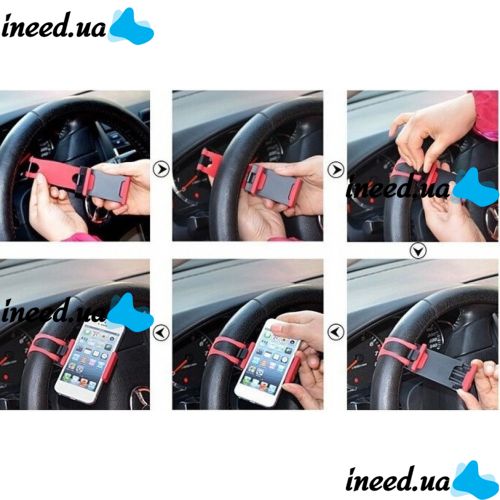 Держатель телефона на руль авто HOLDER 800 автомобильный держатель