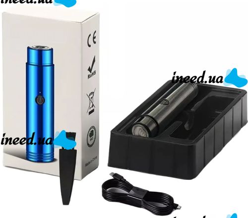 Аккумуляторная дорожная мини бритва шейвер Jililai Shaver 3W для сухого и влажного бритья, Беспроводная роторная электробритва депилятор для бороды